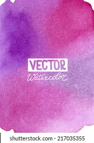Abstract watercolor background for your design. Eps 8 vector.