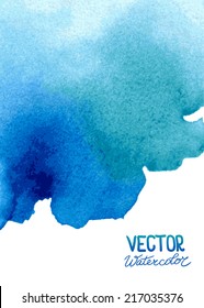 Abstract watercolor background for your design. Eps 8 vector.