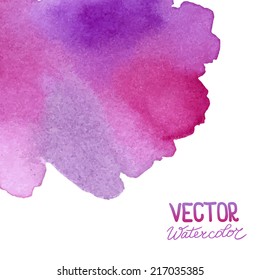 Abstract watercolor background for your design. Eps 8 vector.