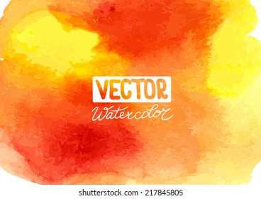 Abstract watercolor background for your design. Eps 8 vector.