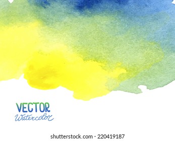 Abstract watercolor background for your design. Eps 8 vector.