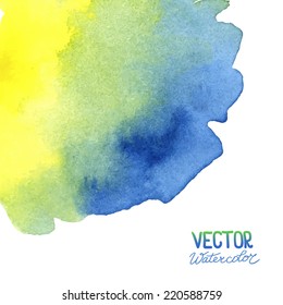 Abstract watercolor background for your design. Eps 8 vector.