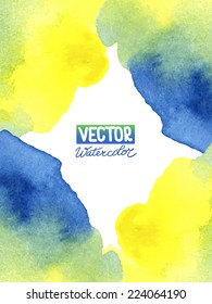 Abstract watercolor background for your design. Eps 8 vector.