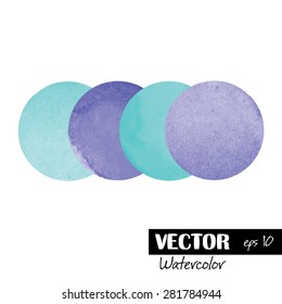 Abstract watercolor background for your design. Watercolor stain. Hand drawn.