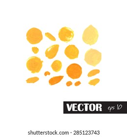 Abstract watercolor background for your design. Watercolor stain. Hand drawn.