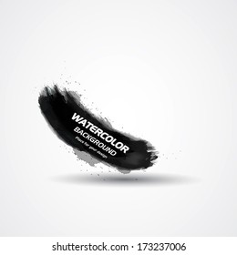 Abstract watercolor backgrounds. Vector