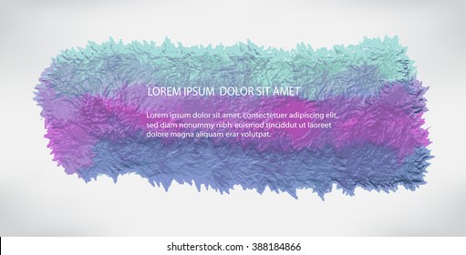 Abstract watercolor background.Vector watercolor banner.