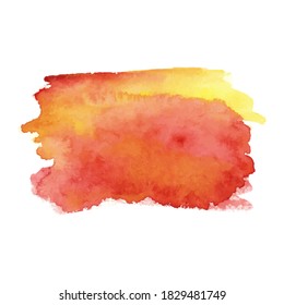 Abstract watercolor with blots background. With space for copy text. For banner, poster, packaging design. Hand drawn vector illustration.