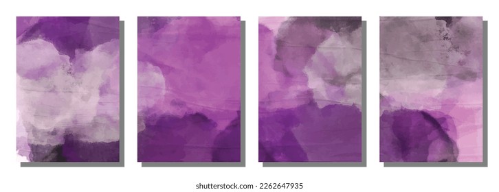 Abstract watercolor brush background. Vector illustration.