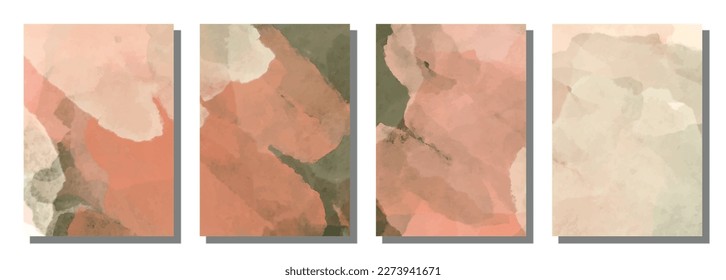Resumen del fondo del pincel de acuarela. Fondo de la ilustración del vector.