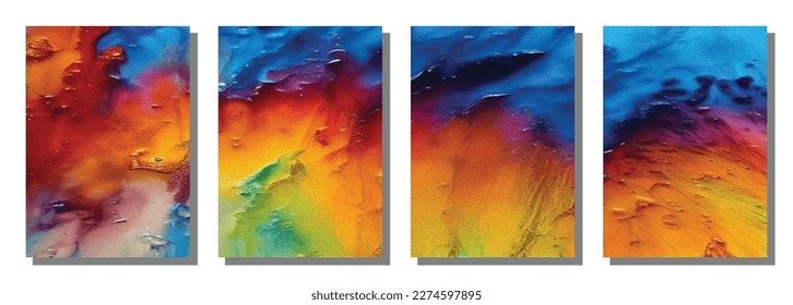 Abstract watercolor brush background. Vector illustration background.