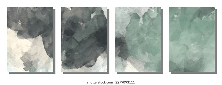 Abstract watercolor brush background. Vector illustration background.