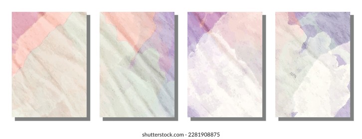 Abstract watercolor brush background. Vector illustration background.