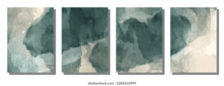 Abstract watercolor brush background. Vector illustration background.