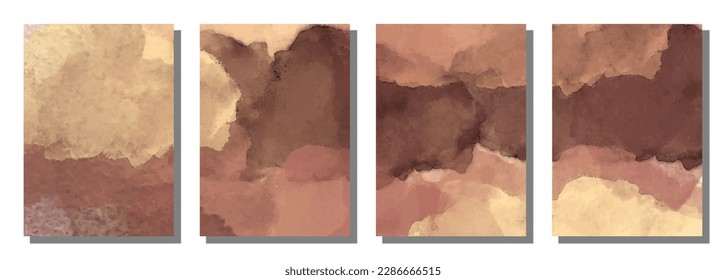 Abstract watercolor brush background. Vector illustration background.