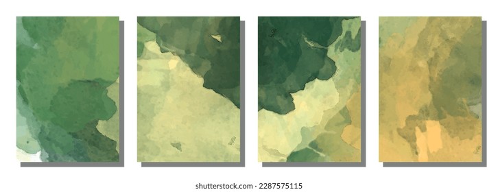 Abstrakter Aquarell-Hintergrund. Vektorgrafik-Hintergrund.