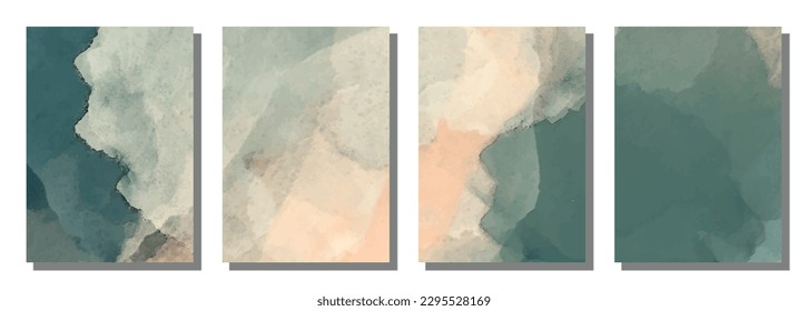 Abstract watercolor brush background. Vector illustration background.