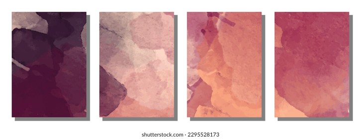 Abstract watercolor brush background. Vector illustration background.