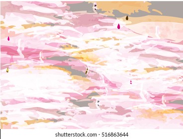 abstract watercolor brush pink color for background.colorful  art brush