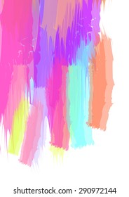 Abstract watercolor brush stroke background. Vector background illustration. Artistic background.