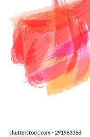 Abstract watercolor brush stroke background. Vector background illustration. Artistic background.