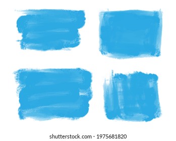 Abstract watercolor brush stroke banners.