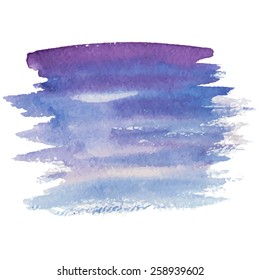 Abstract watercolor brush strokes