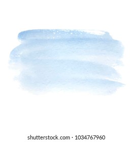 Abstract watercolor brush strokes painted background.