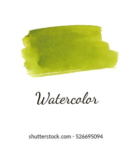 Abstract watercolor brush strokes painted background. Texture paper. Vector illustration.