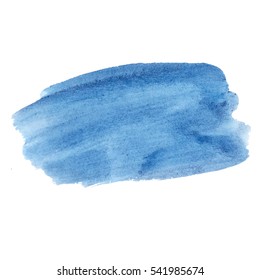 Abstract watercolor brush strokes painted background. Texture paper. Vector illustration.