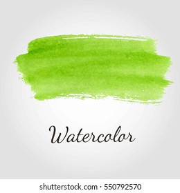 Abstract watercolor brush strokes painted background. Texture paper. Vector illustration.