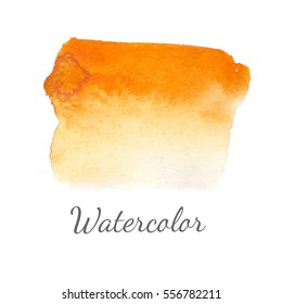 Abstract watercolor brush strokes painted background. Texture paper. Vector illustration.