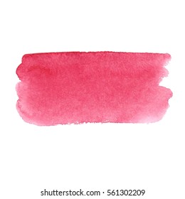 Abstract watercolor brush strokes painted background. Texture paper. Vector illustration.