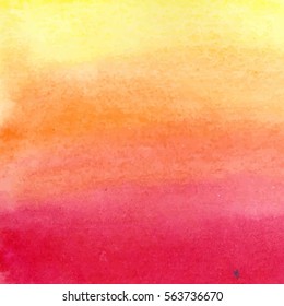 Abstract watercolor brush strokes painted background. Texture paper. Vector illustration.