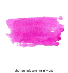 Abstract watercolor brush strokes painted background. Texture paper. Vector illustration.