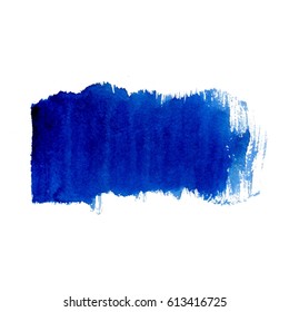 Abstract watercolor brush strokes painted background. Texture paper. Vector illustration.