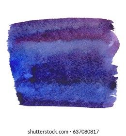 Abstract watercolor brush strokes painted background. Texture paper. Vector illustration.