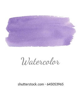 Abstract watercolor brush strokes painted background. Texture paper. Vector illustration.
