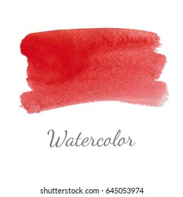 Abstract watercolor brush strokes painted background. Texture paper. Vector illustration.