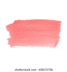 Abstract watercolor brush strokes painted background. Texture paper. Vector illustration.