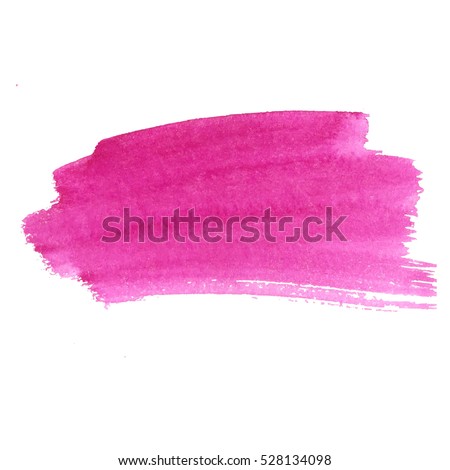 Abstract watercolor brush strokes painted background. Texture paper. Vector illustration.