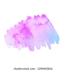Abstract watercolor brushstroke . Vector illustration. Grunge texture for cards and flyers design. A model for the creation of digital brushes