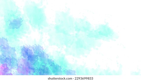 Abstract watercolor cloudy texture 
 effect hand brush background