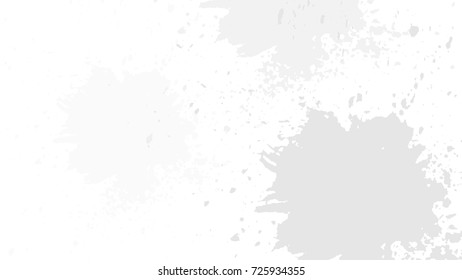 Abstract Watercolor, Color Paint Splasher White and Gray Vector Backgrounds