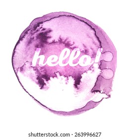 Abstract watercolor colorful background