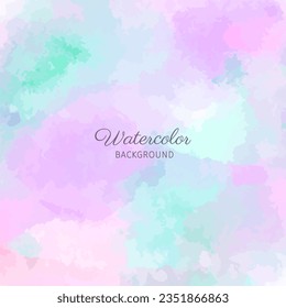Abstract watercolor colorful background vector