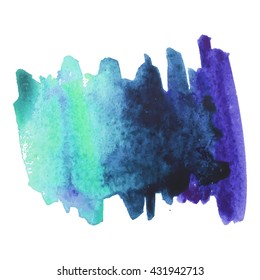 Abstract watercolor colorful gradient background. Vector illustration. Grunge texture for cards and flyers design. A model for the creation of digital brushes