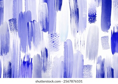 Abstract watercolor design, blue brush strokes, artistic texture, modern decor, vibrant background, creative composition.