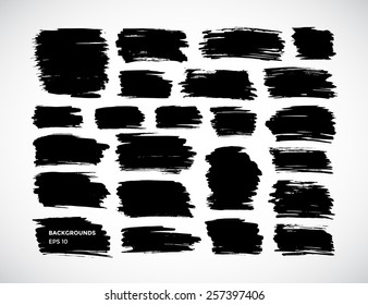 Abstract watercolor design elements for your projects. Vector illustration. EPS 10
