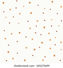 Abstract watercolor dots seamless pattern